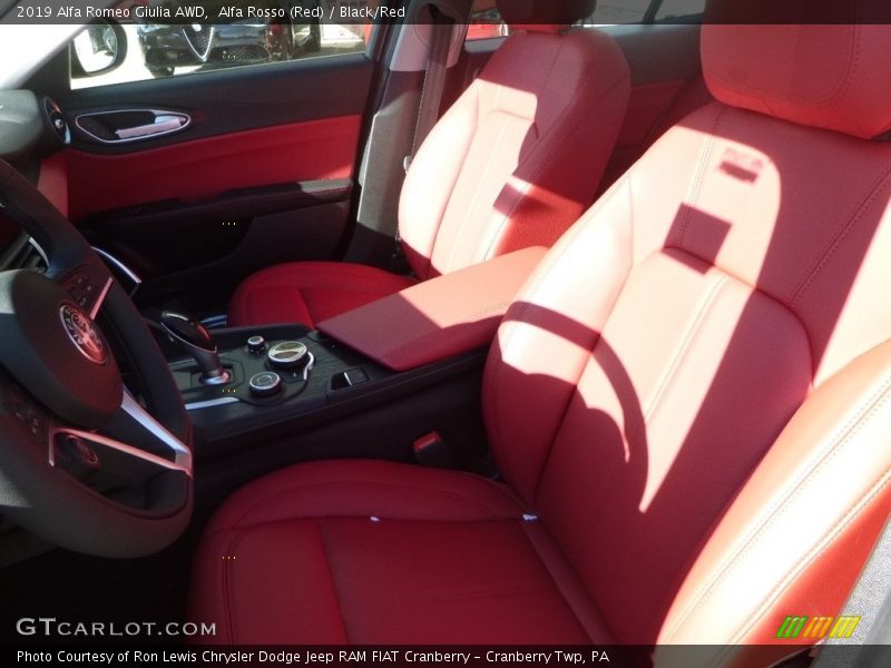 Alfa Rosso (Red) / Black/Red 2019 Alfa Romeo Giulia AWD