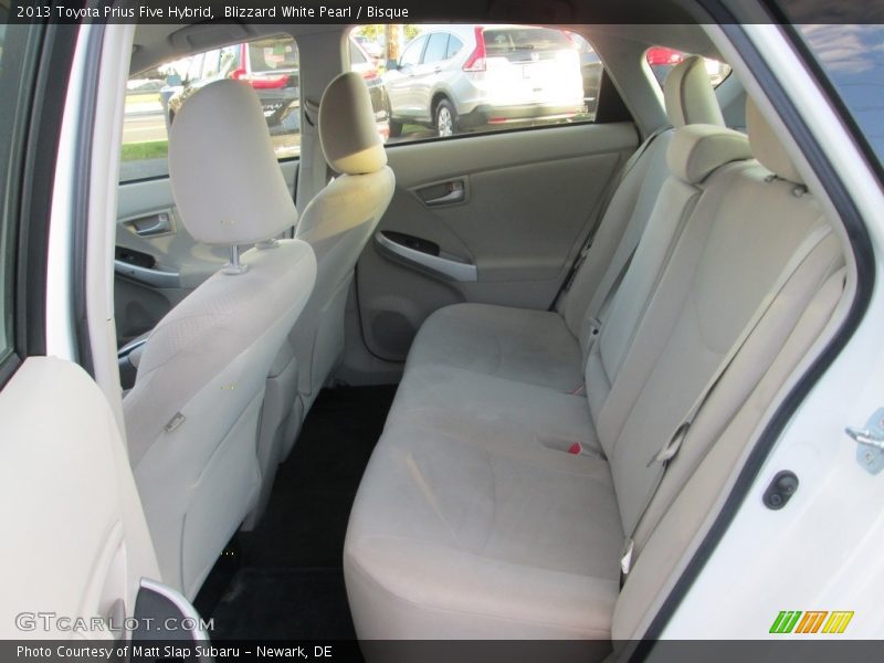Blizzard White Pearl / Bisque 2013 Toyota Prius Five Hybrid