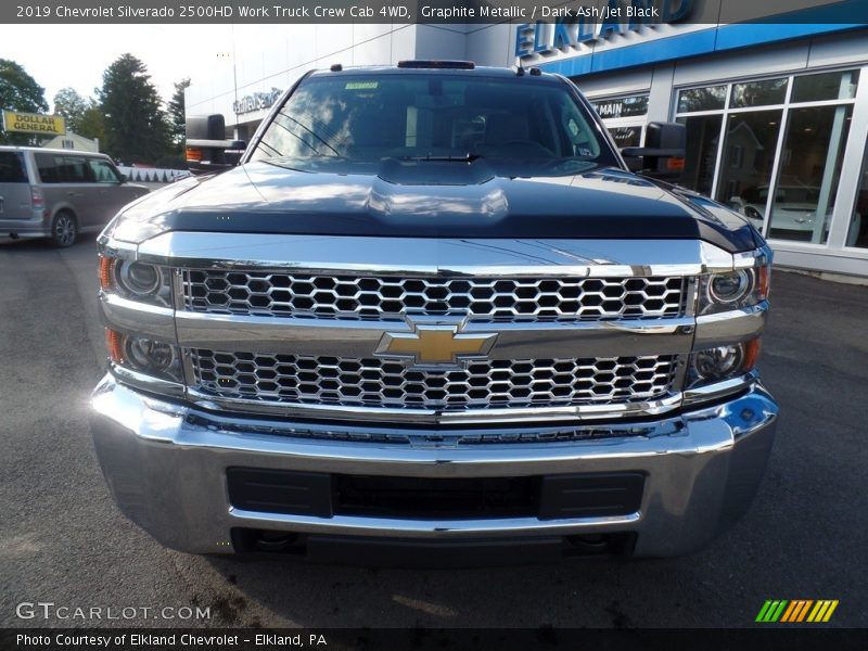 Graphite Metallic / Dark Ash/Jet Black 2019 Chevrolet Silverado 2500HD Work Truck Crew Cab 4WD