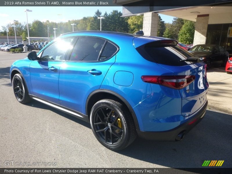 Misano Blue Metallic / Black 2019 Alfa Romeo Stelvio Ti AWD