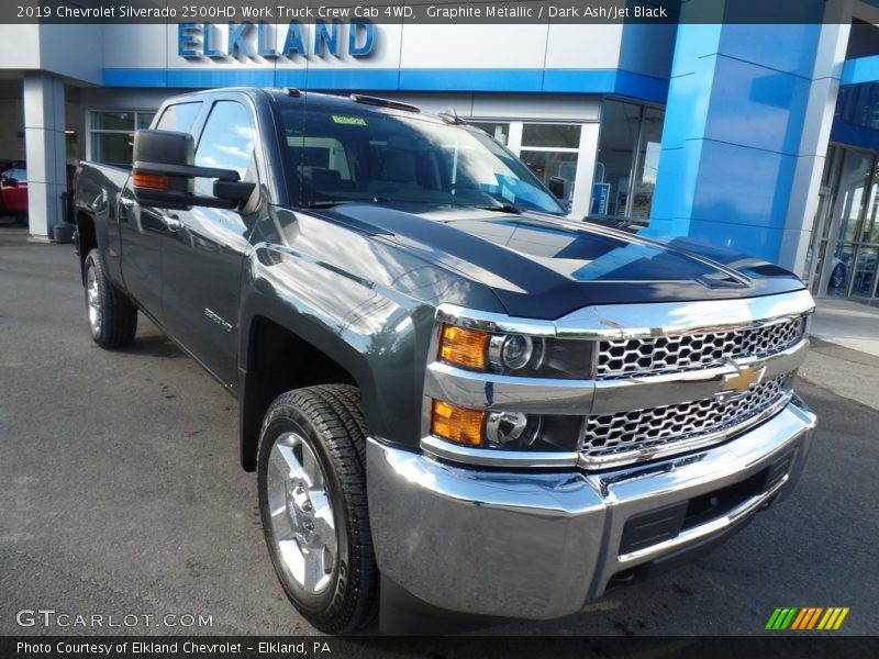 Graphite Metallic / Dark Ash/Jet Black 2019 Chevrolet Silverado 2500HD Work Truck Crew Cab 4WD