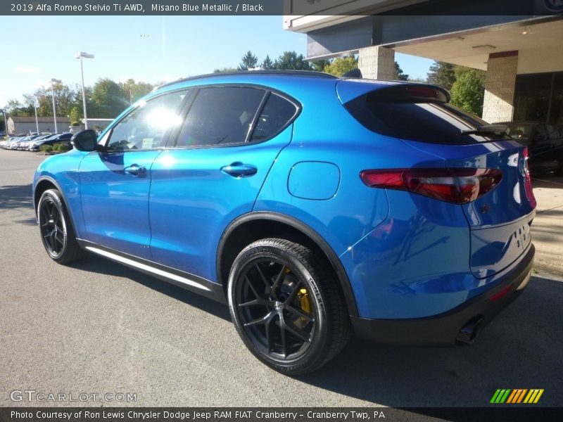 Misano Blue Metallic / Black 2019 Alfa Romeo Stelvio Ti AWD
