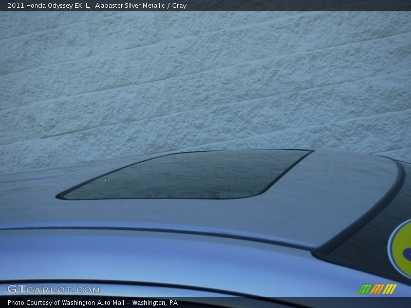 Alabaster Silver Metallic / Gray 2011 Honda Odyssey EX-L