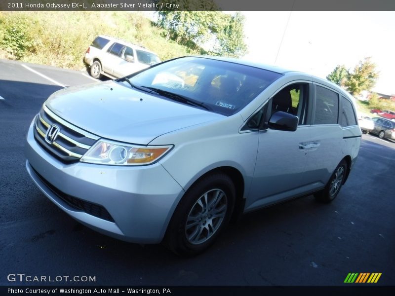 Alabaster Silver Metallic / Gray 2011 Honda Odyssey EX-L