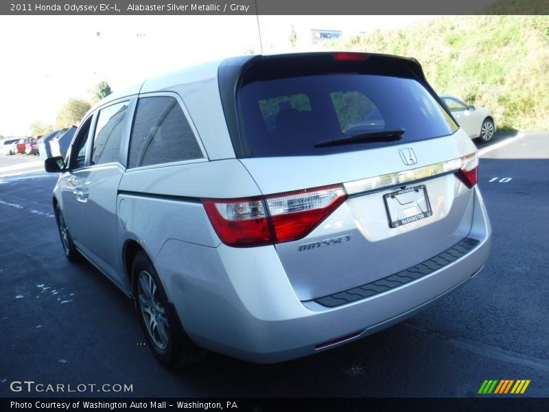 Alabaster Silver Metallic / Gray 2011 Honda Odyssey EX-L