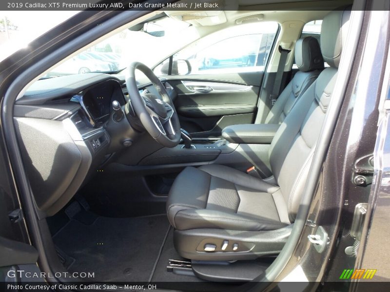 Dark Granite Metallic / Jet Black 2019 Cadillac XT5 Premium Luxury AWD
