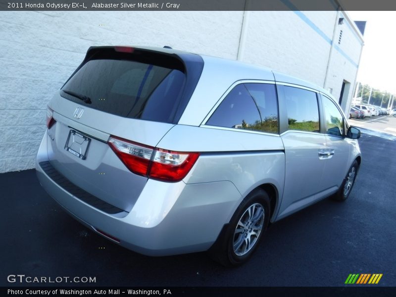 Alabaster Silver Metallic / Gray 2011 Honda Odyssey EX-L