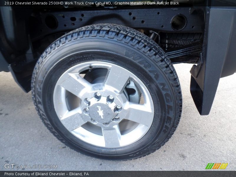 Graphite Metallic / Dark Ash/Jet Black 2019 Chevrolet Silverado 2500HD Work Truck Crew Cab 4WD
