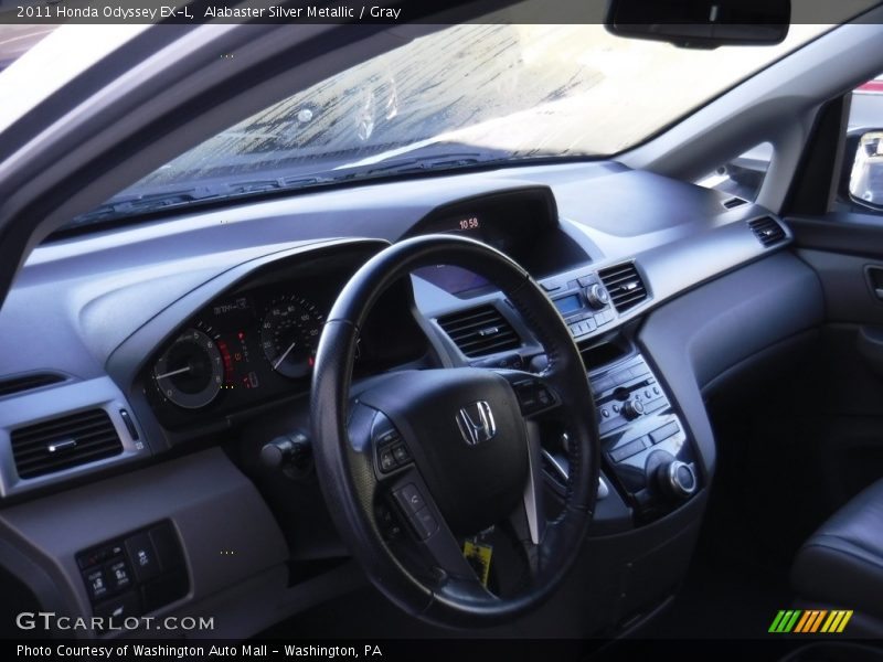 Alabaster Silver Metallic / Gray 2011 Honda Odyssey EX-L