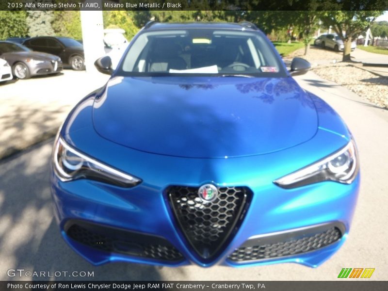 Misano Blue Metallic / Black 2019 Alfa Romeo Stelvio Ti AWD