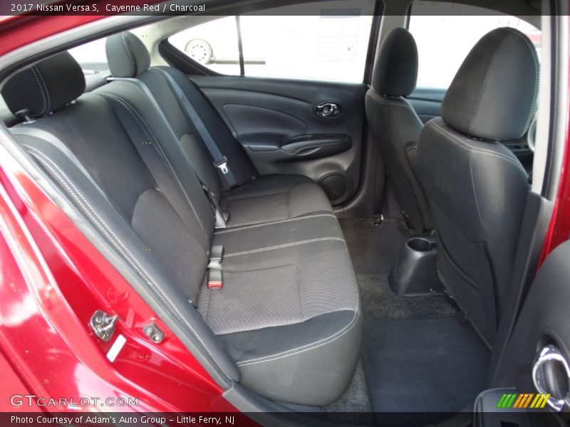 Cayenne Red / Charcoal 2017 Nissan Versa S