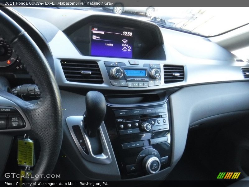 Alabaster Silver Metallic / Gray 2011 Honda Odyssey EX-L