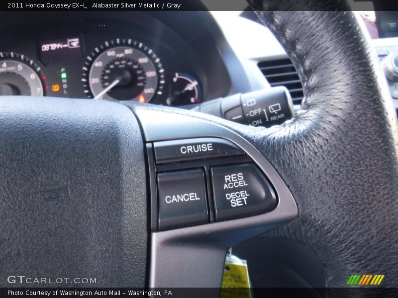 Alabaster Silver Metallic / Gray 2011 Honda Odyssey EX-L