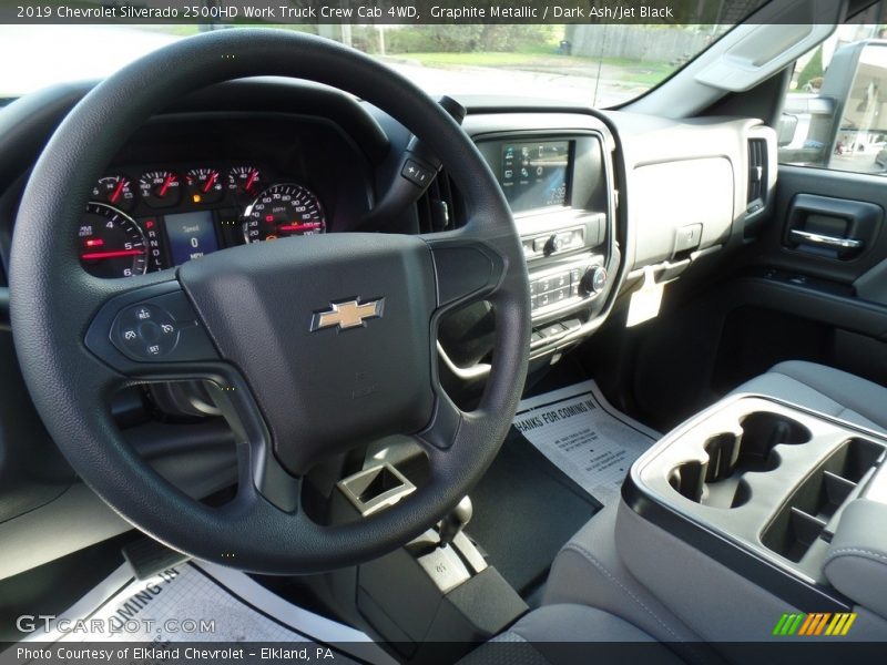 Graphite Metallic / Dark Ash/Jet Black 2019 Chevrolet Silverado 2500HD Work Truck Crew Cab 4WD