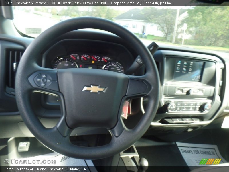 Graphite Metallic / Dark Ash/Jet Black 2019 Chevrolet Silverado 2500HD Work Truck Crew Cab 4WD