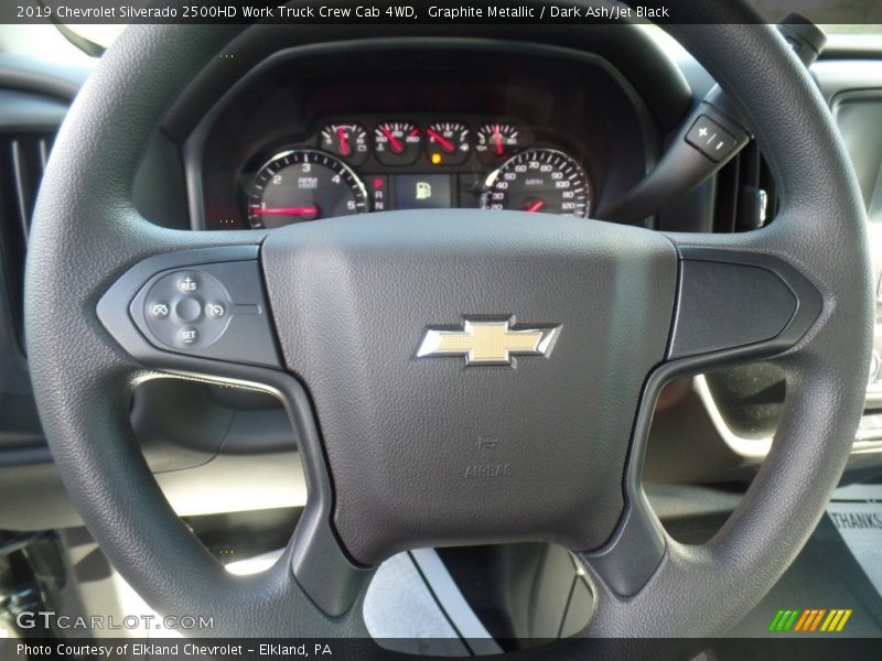 Graphite Metallic / Dark Ash/Jet Black 2019 Chevrolet Silverado 2500HD Work Truck Crew Cab 4WD
