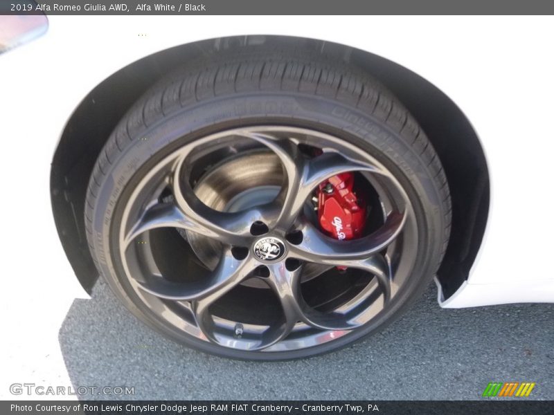 Alfa White / Black 2019 Alfa Romeo Giulia AWD