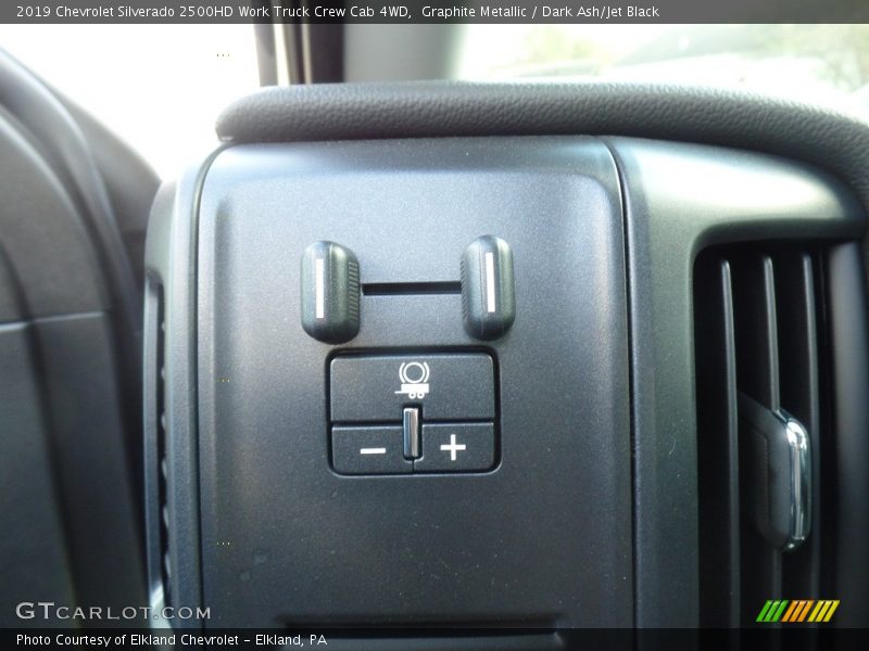Graphite Metallic / Dark Ash/Jet Black 2019 Chevrolet Silverado 2500HD Work Truck Crew Cab 4WD