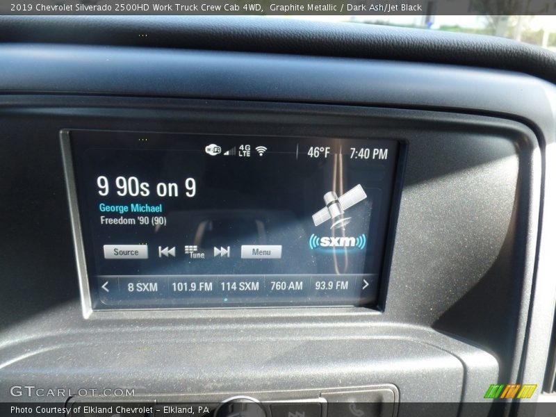 Graphite Metallic / Dark Ash/Jet Black 2019 Chevrolet Silverado 2500HD Work Truck Crew Cab 4WD