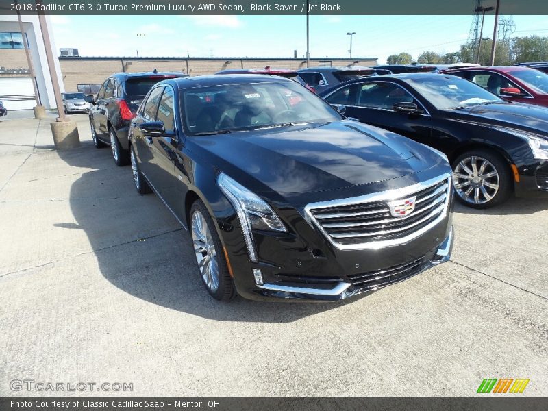 Black Raven / Jet Black 2018 Cadillac CT6 3.0 Turbo Premium Luxury AWD Sedan