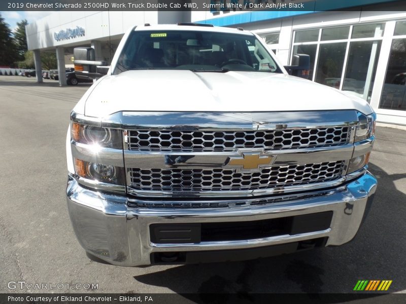Summit White / Dark Ash/Jet Black 2019 Chevrolet Silverado 2500HD Work Truck Double Cab 4WD