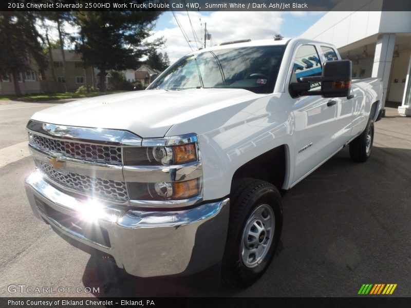 Summit White / Dark Ash/Jet Black 2019 Chevrolet Silverado 2500HD Work Truck Double Cab 4WD