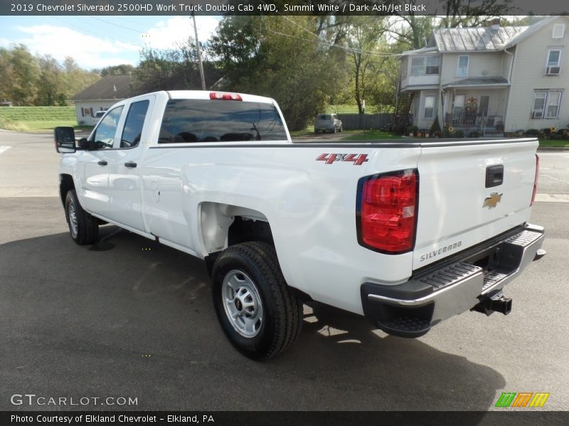 Summit White / Dark Ash/Jet Black 2019 Chevrolet Silverado 2500HD Work Truck Double Cab 4WD