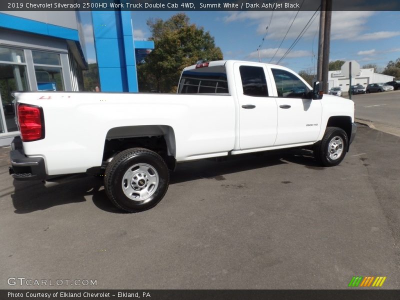 Summit White / Dark Ash/Jet Black 2019 Chevrolet Silverado 2500HD Work Truck Double Cab 4WD
