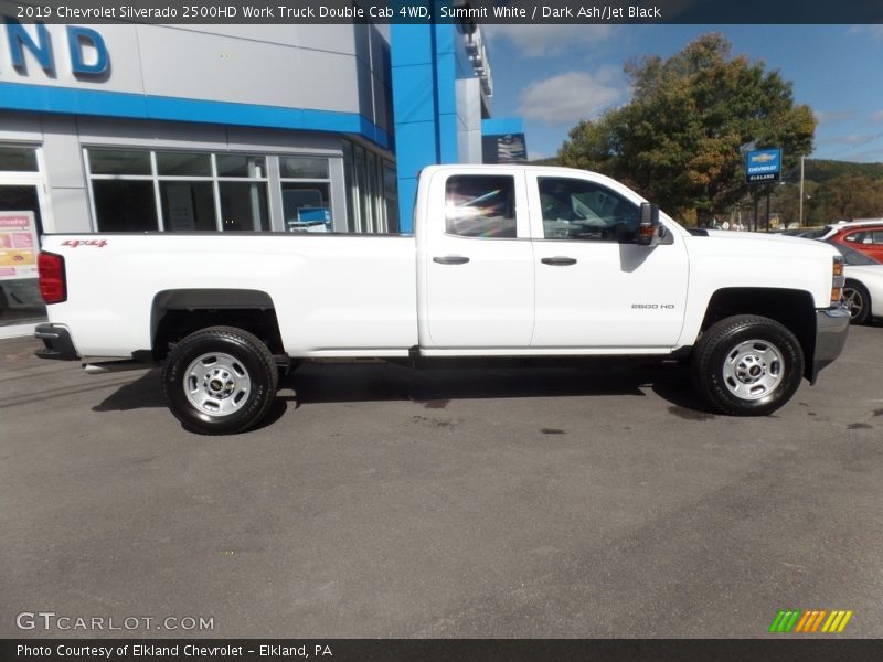 Summit White / Dark Ash/Jet Black 2019 Chevrolet Silverado 2500HD Work Truck Double Cab 4WD