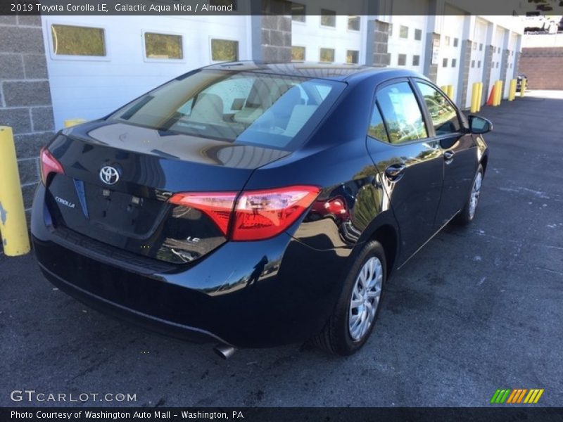 Galactic Aqua Mica / Almond 2019 Toyota Corolla LE