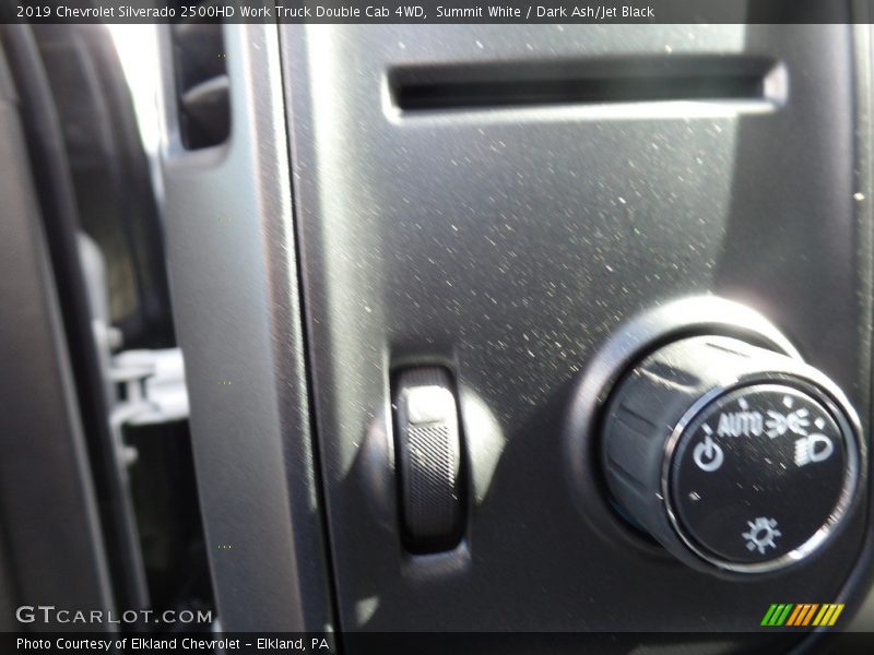 Summit White / Dark Ash/Jet Black 2019 Chevrolet Silverado 2500HD Work Truck Double Cab 4WD