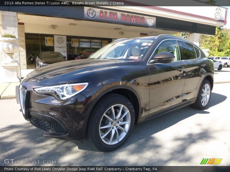 Basalto Brown Metallic / Crema 2019 Alfa Romeo Stelvio Ti Lusso AWD