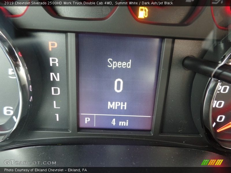 Summit White / Dark Ash/Jet Black 2019 Chevrolet Silverado 2500HD Work Truck Double Cab 4WD