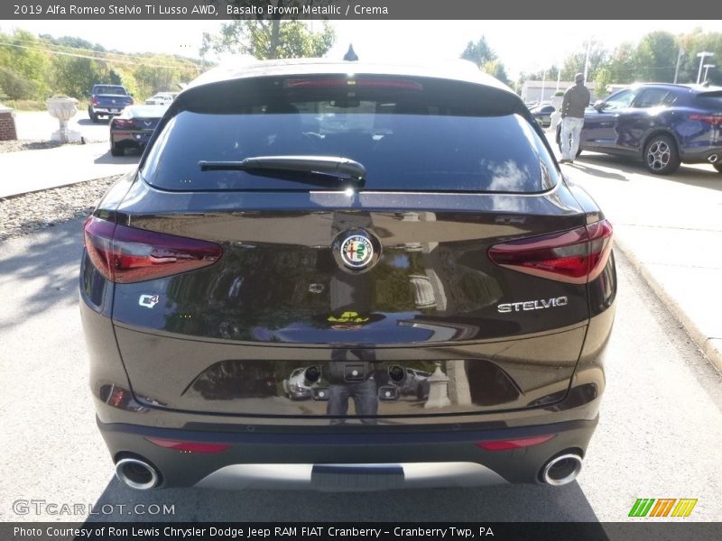 Basalto Brown Metallic / Crema 2019 Alfa Romeo Stelvio Ti Lusso AWD