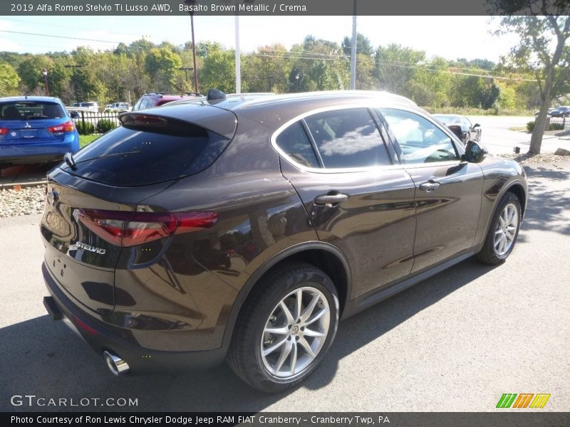 Basalto Brown Metallic / Crema 2019 Alfa Romeo Stelvio Ti Lusso AWD