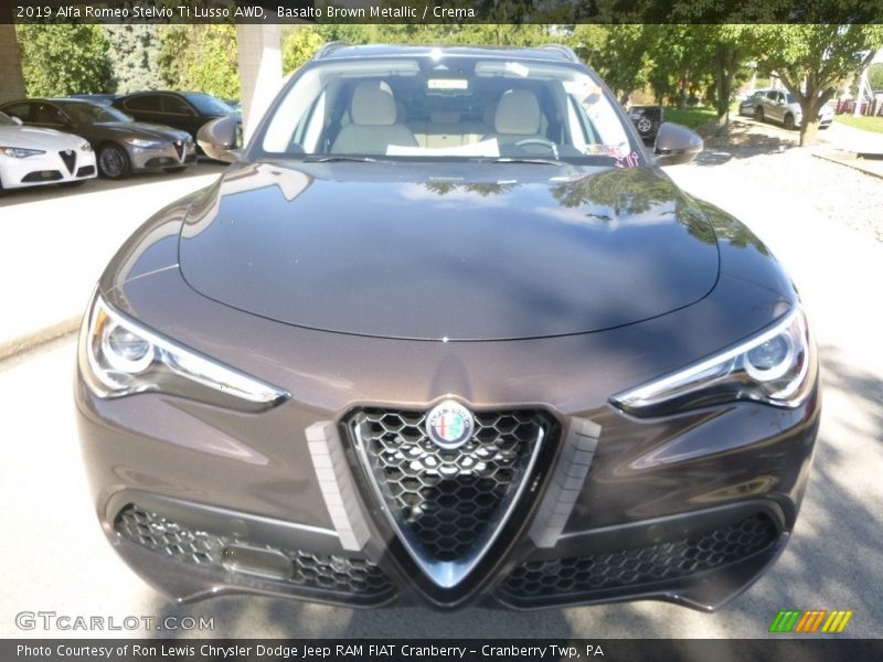 Basalto Brown Metallic / Crema 2019 Alfa Romeo Stelvio Ti Lusso AWD