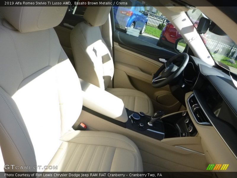 Basalto Brown Metallic / Crema 2019 Alfa Romeo Stelvio Ti Lusso AWD