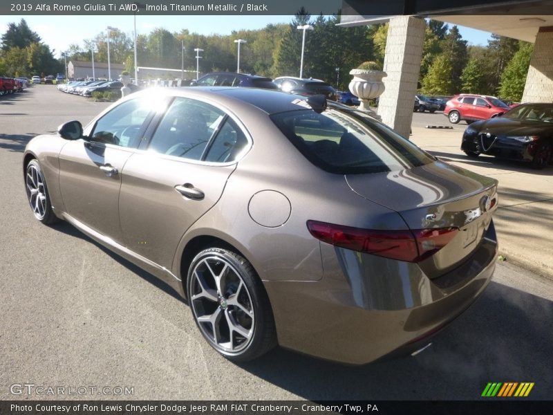 Imola Titanium Metallic / Black 2019 Alfa Romeo Giulia Ti AWD