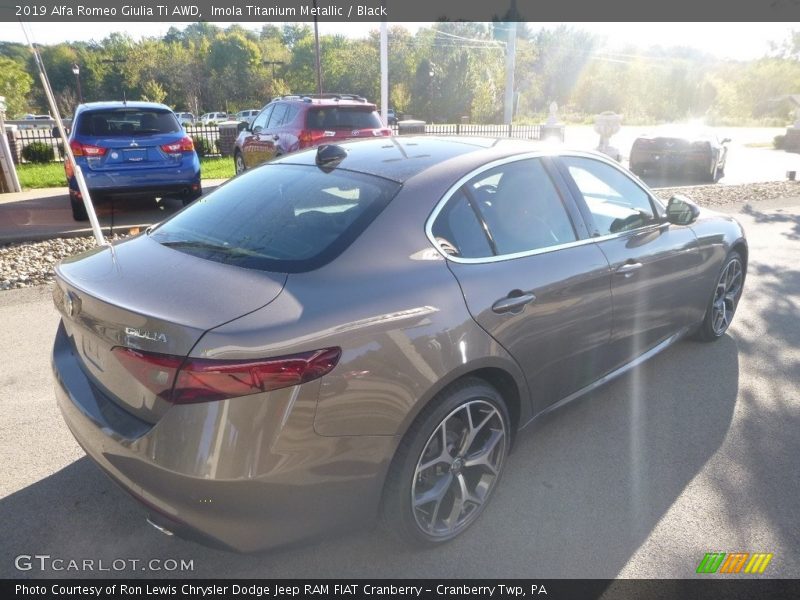 Imola Titanium Metallic / Black 2019 Alfa Romeo Giulia Ti AWD