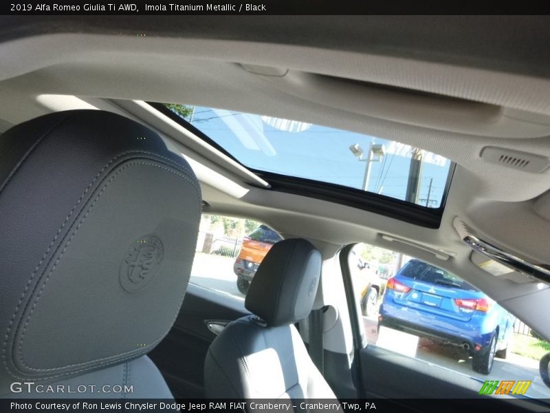 Imola Titanium Metallic / Black 2019 Alfa Romeo Giulia Ti AWD