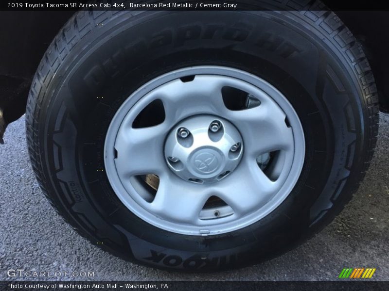 Barcelona Red Metallic / Cement Gray 2019 Toyota Tacoma SR Access Cab 4x4