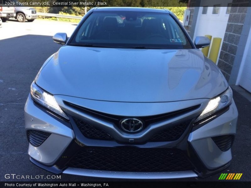 Celestial Silver Metallic / Black 2019 Toyota Camry XSE