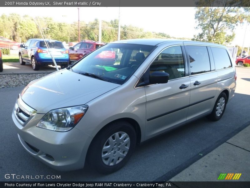 Silver Pearl Metallic / Gray 2007 Honda Odyssey LX