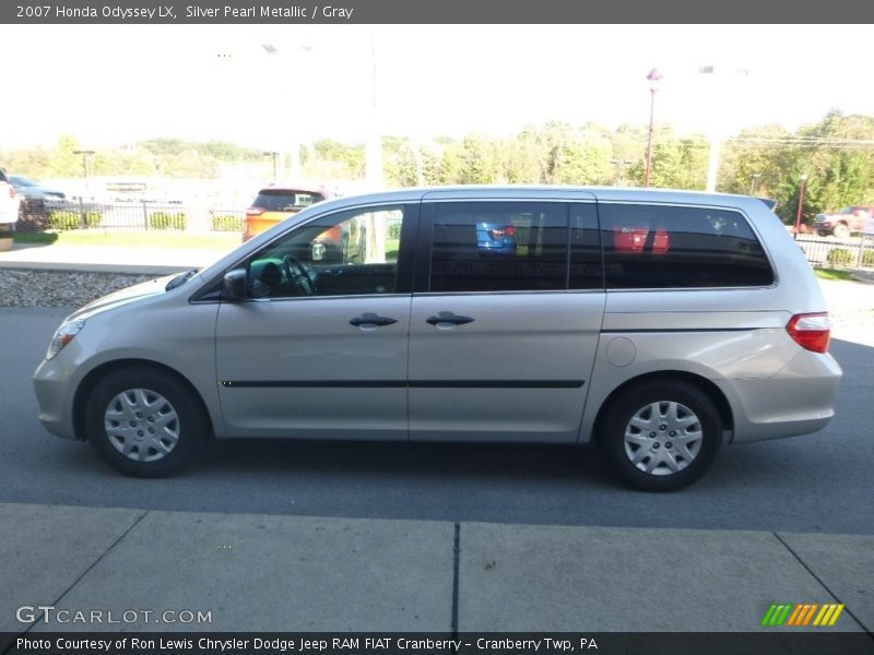 Silver Pearl Metallic / Gray 2007 Honda Odyssey LX