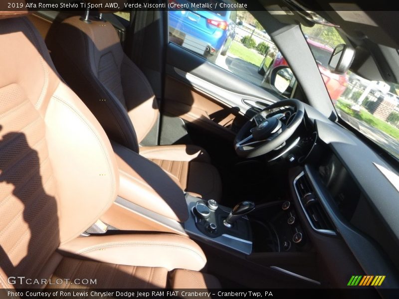 Verde Visconti (Green) Metallic / Chocolate 2019 Alfa Romeo Stelvio Ti Sport AWD