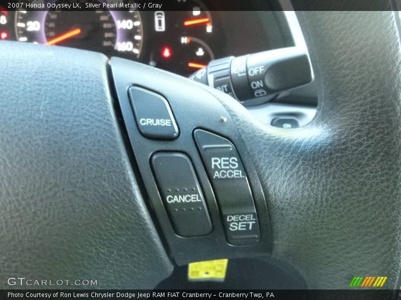 Silver Pearl Metallic / Gray 2007 Honda Odyssey LX