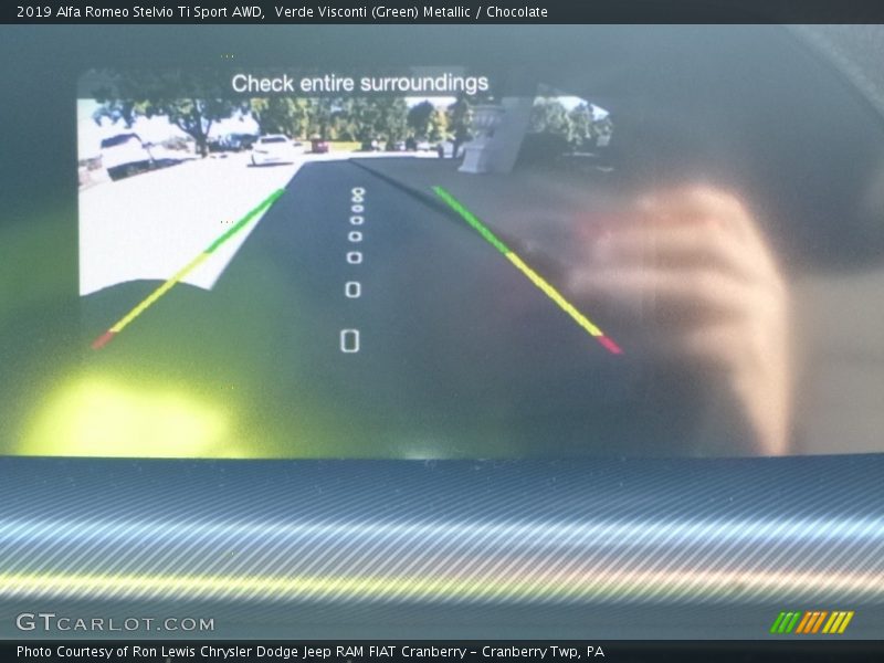 Verde Visconti (Green) Metallic / Chocolate 2019 Alfa Romeo Stelvio Ti Sport AWD