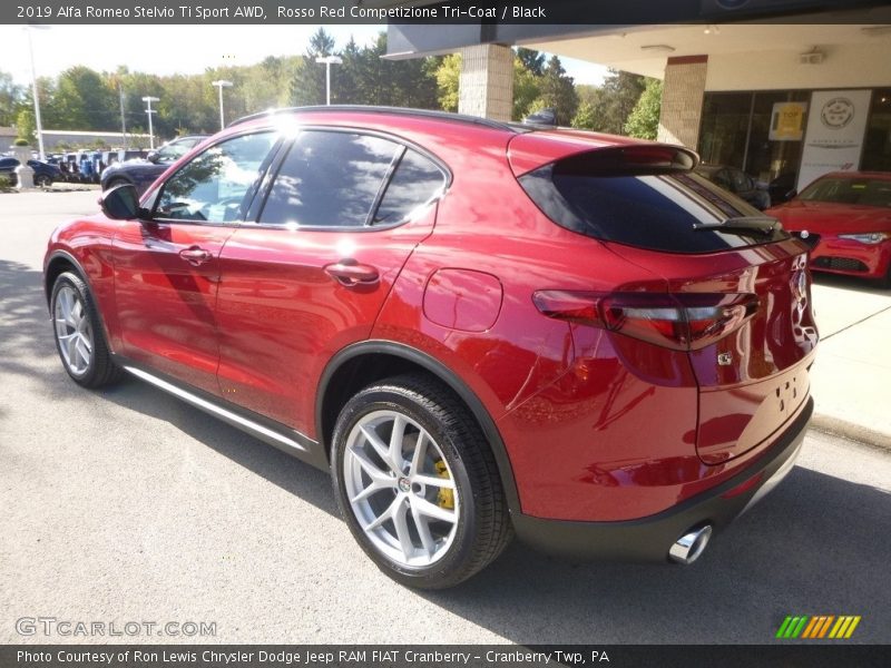 Rosso Red Competizione Tri-Coat / Black 2019 Alfa Romeo Stelvio Ti Sport AWD