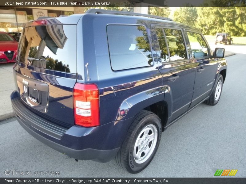 True Blue Pearl / Dark Slate Gray 2017 Jeep Patriot Sport
