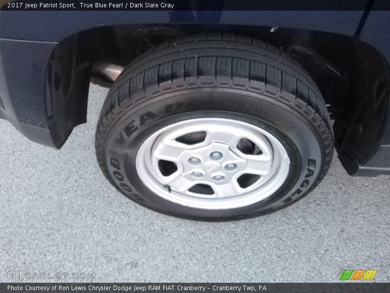 True Blue Pearl / Dark Slate Gray 2017 Jeep Patriot Sport